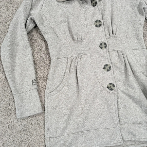 Avalanche Penelope Coat Knit Button front coat tan size Medium - Picture 2 of 9